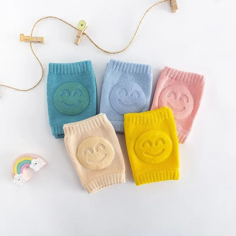 5 Pair Baby Knee Pads Non-slip Crawling Cushion