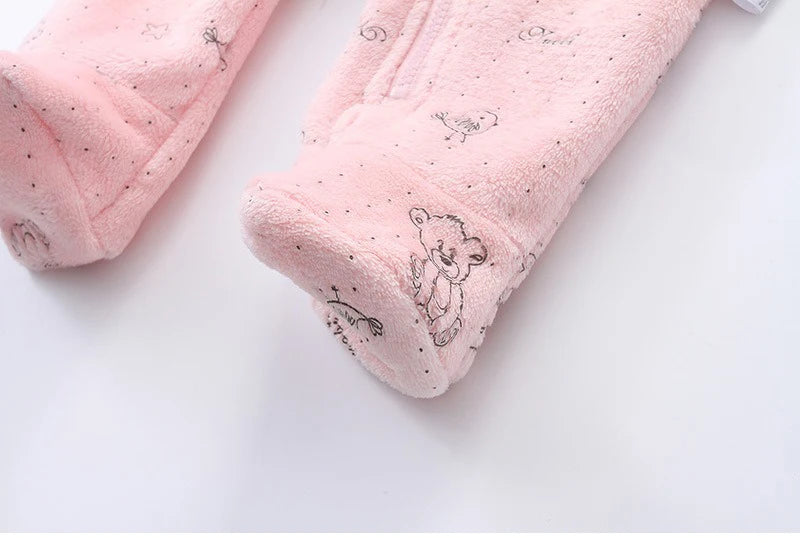 Newborn Baby Fleece Rompers