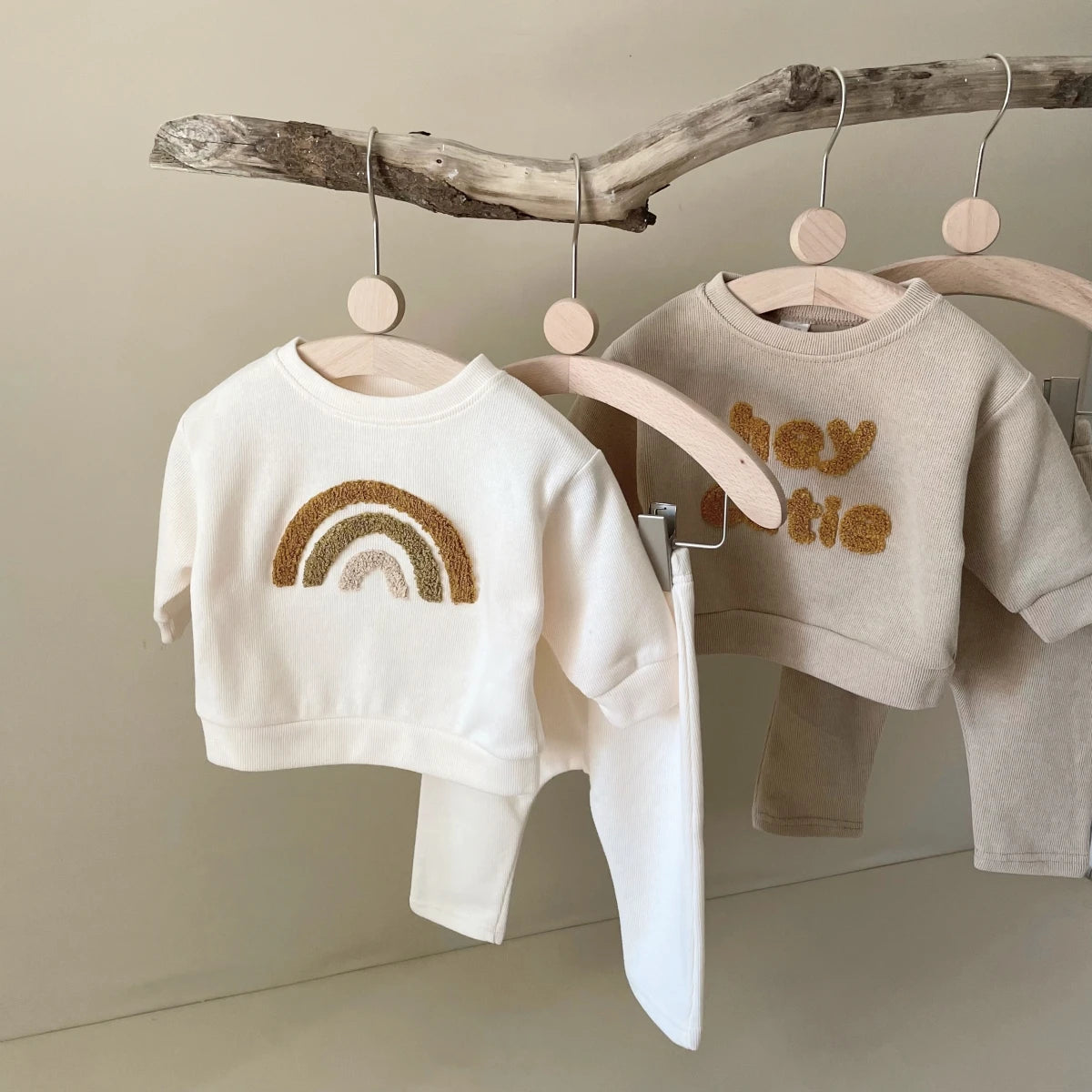 COCO Autumn Sweatshirt Pants 2Pcs Set