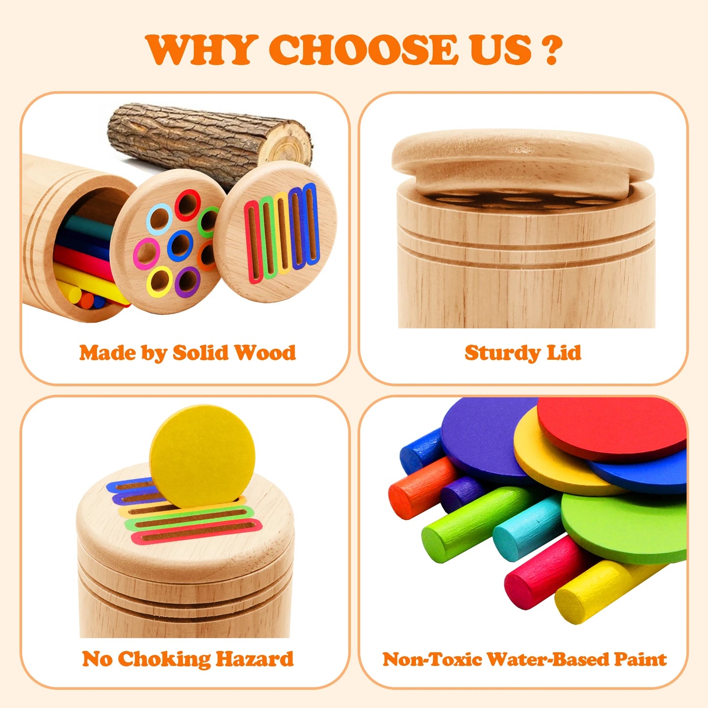 Montessori Wooden Color Toy