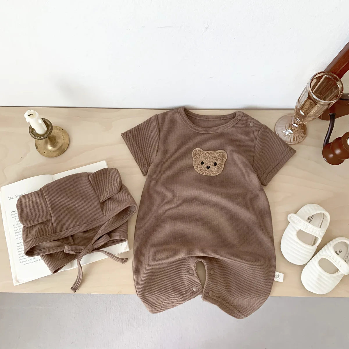 Summer Baby Romper With Hat