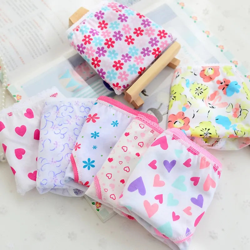 6PCS Girls Underwear