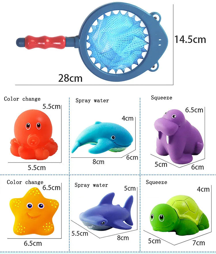 Bathtub Colorful Toys