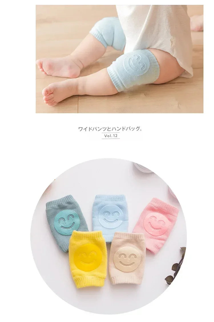 5 Pair Baby Knee Pads Non-slip Crawling Cushion