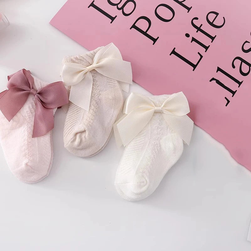 3Pairs Summer Baby Mesh Socks