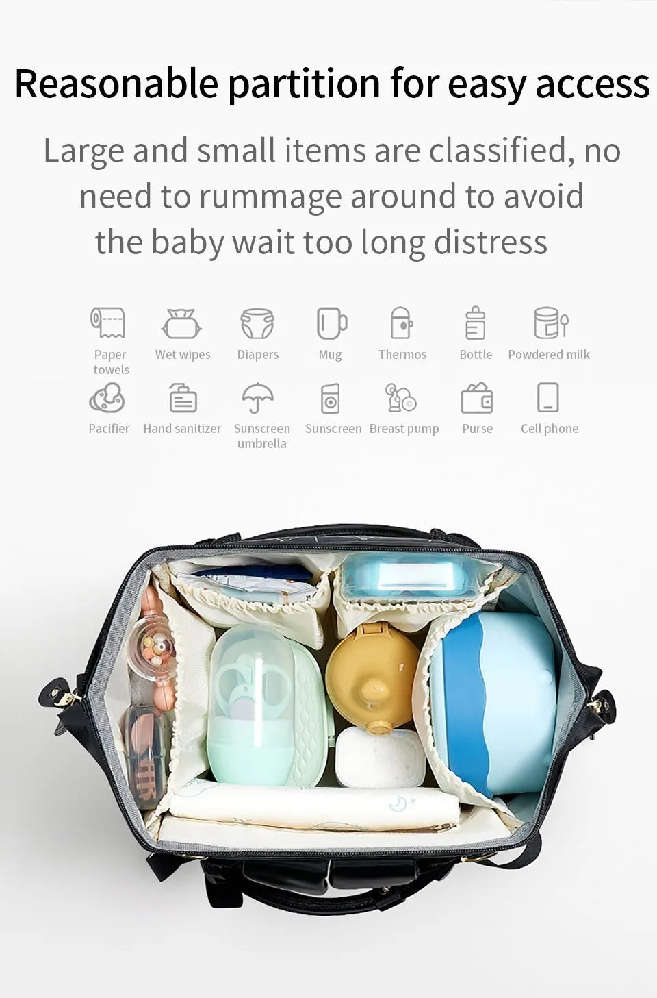 AIBEDILA Mommy Bag