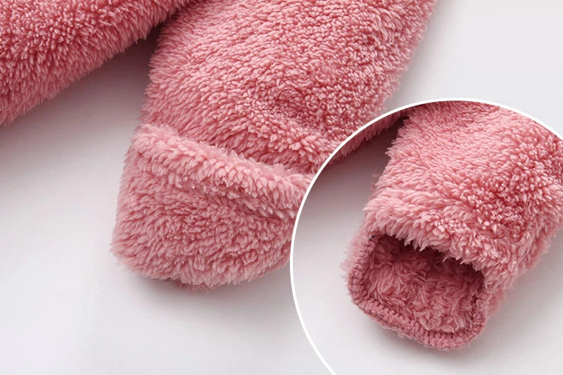 Newborn Baby Fleece Rompers