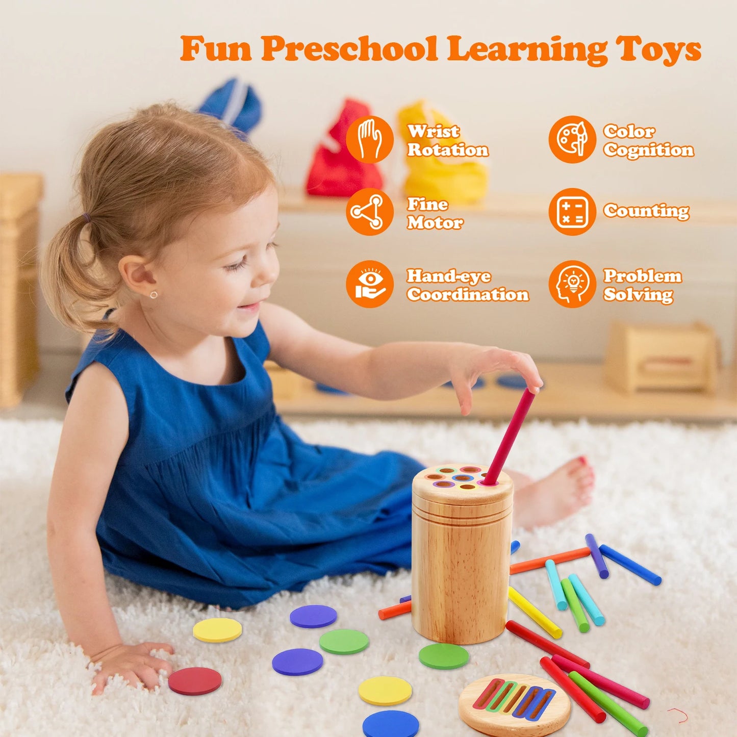 Montessori Wooden Color Toy