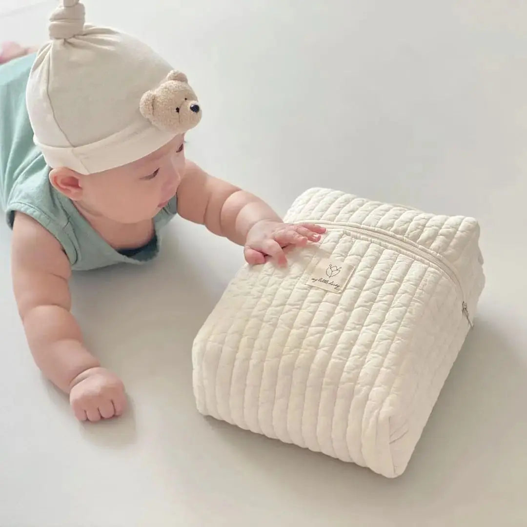 Quilted Baby Diaper Caddy Organizer