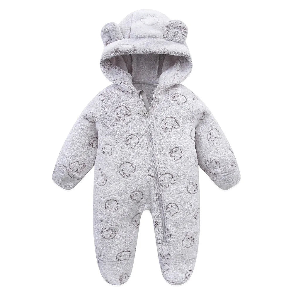 Newborn Baby Fleece Rompers