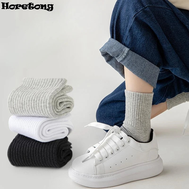 HIDY 5 Pairs Pure Cotton Socks
