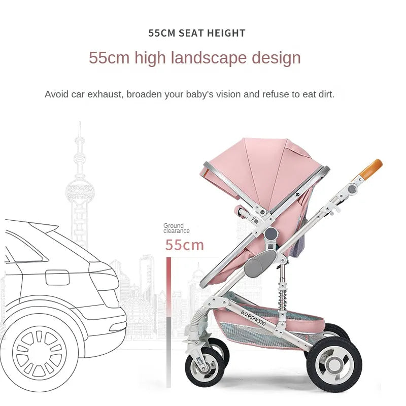 Jojo Baby stroller 3 in 1 stroller