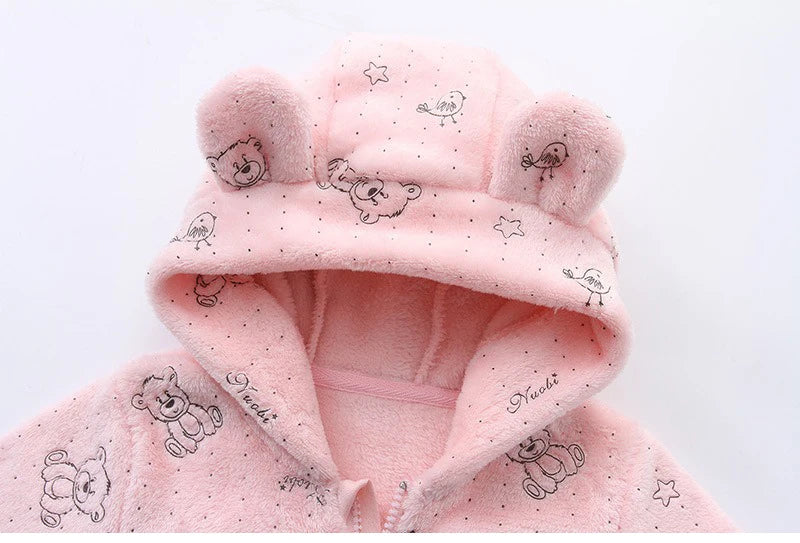 Newborn Baby Fleece Rompers