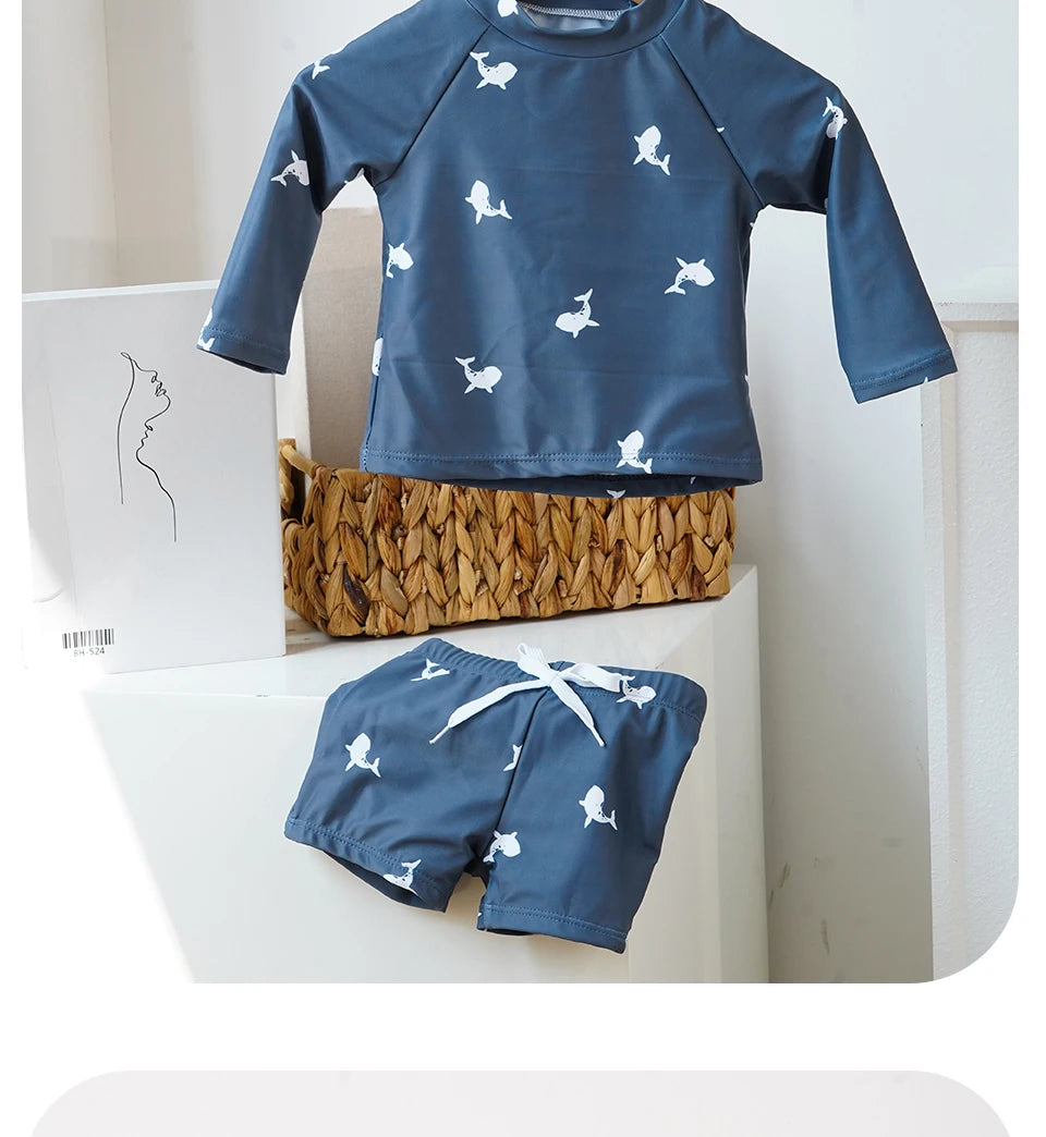 Kangobaby 2pcs Set Boys Swimsuits