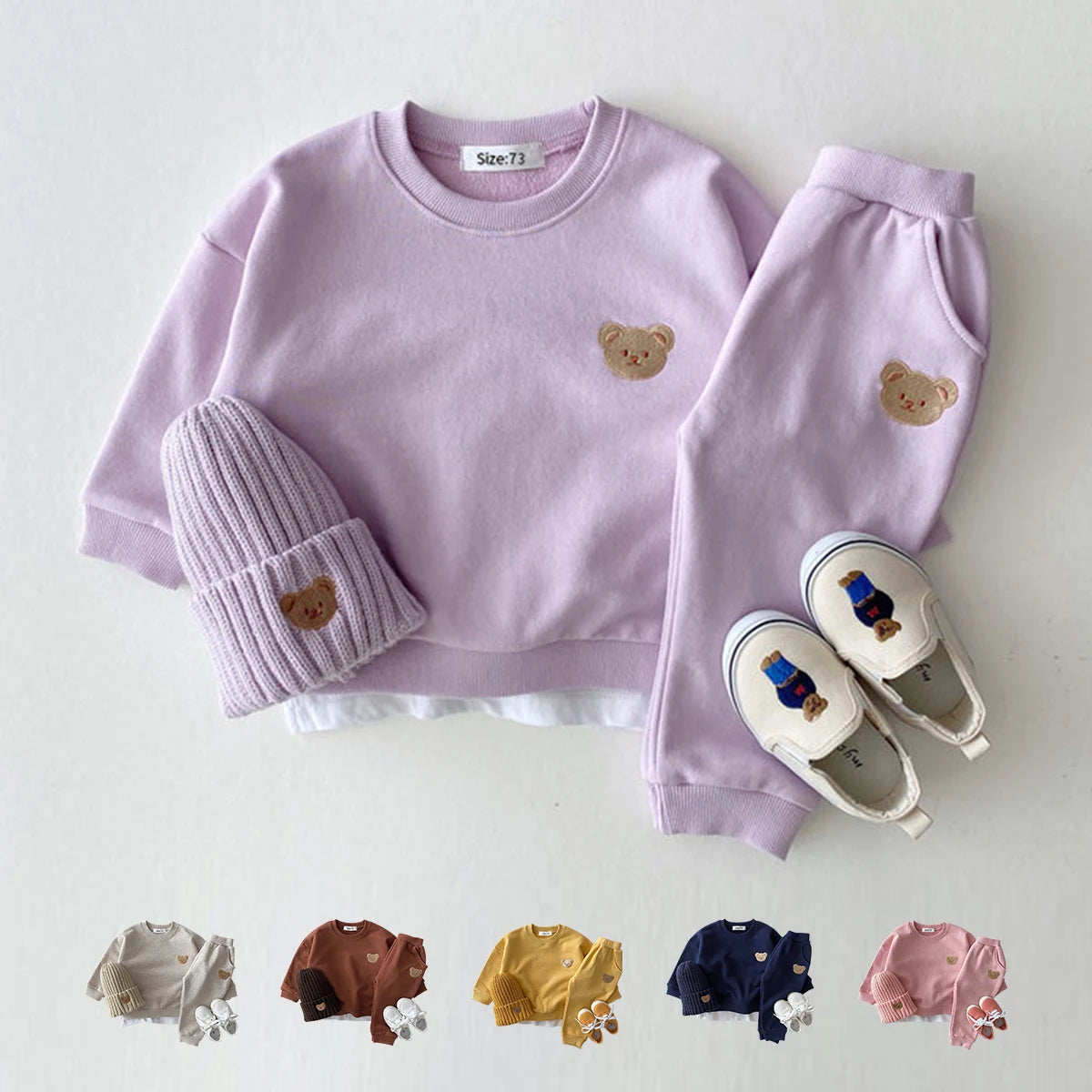 BEBO Fall Sweatshirt Pants 2Pcs Set
