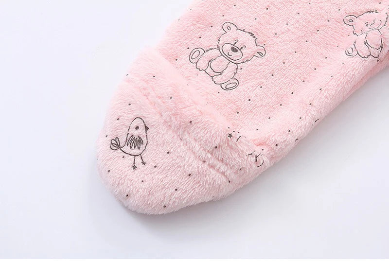 Newborn Baby Fleece Rompers