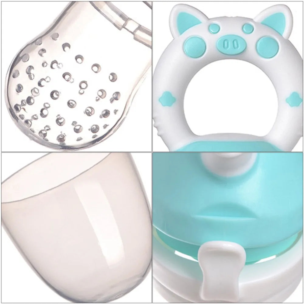 Baby Pacifier fruits and vegetables Silicone Nibbler Feeder
