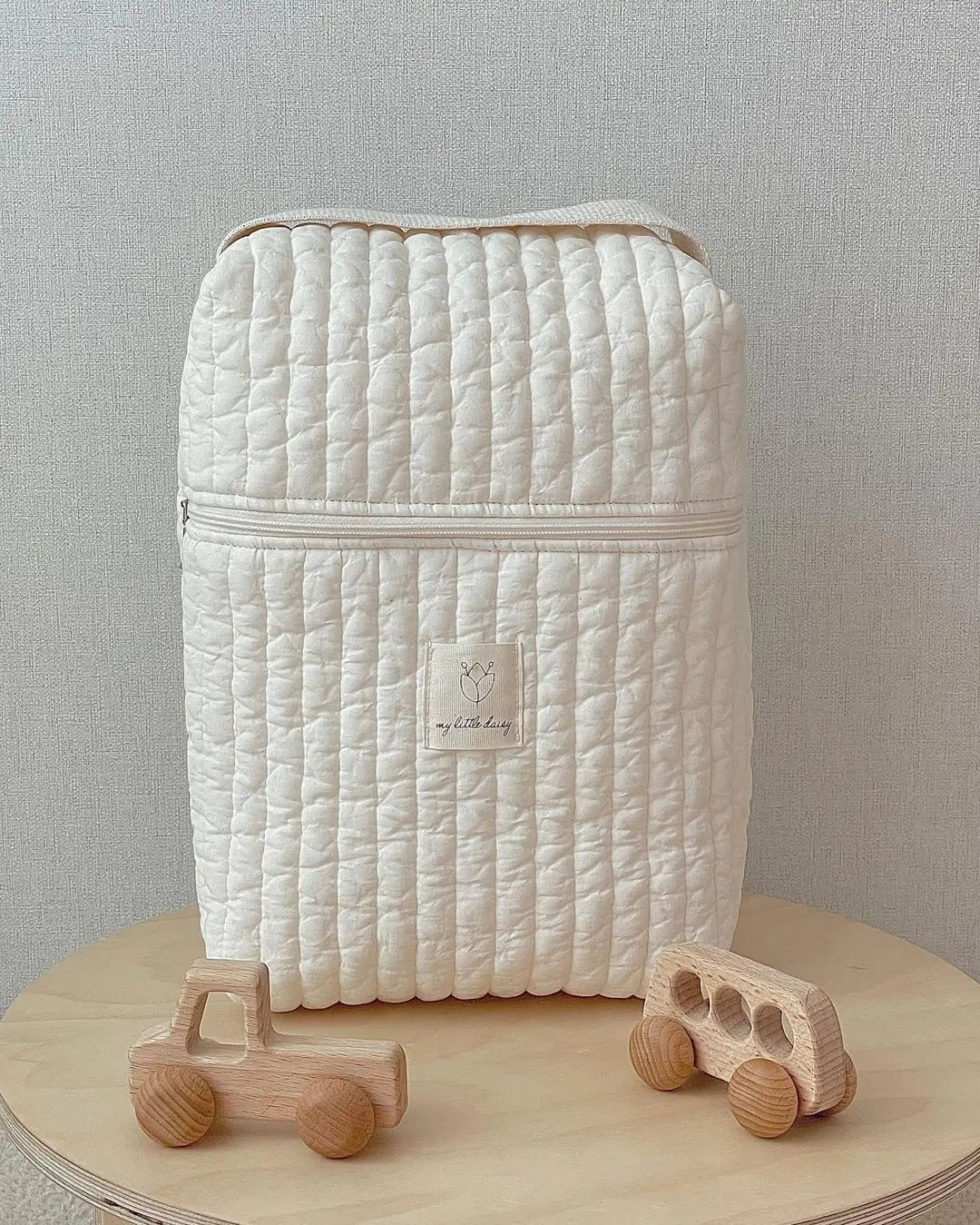 Quilted Baby Diaper Caddy Organizer