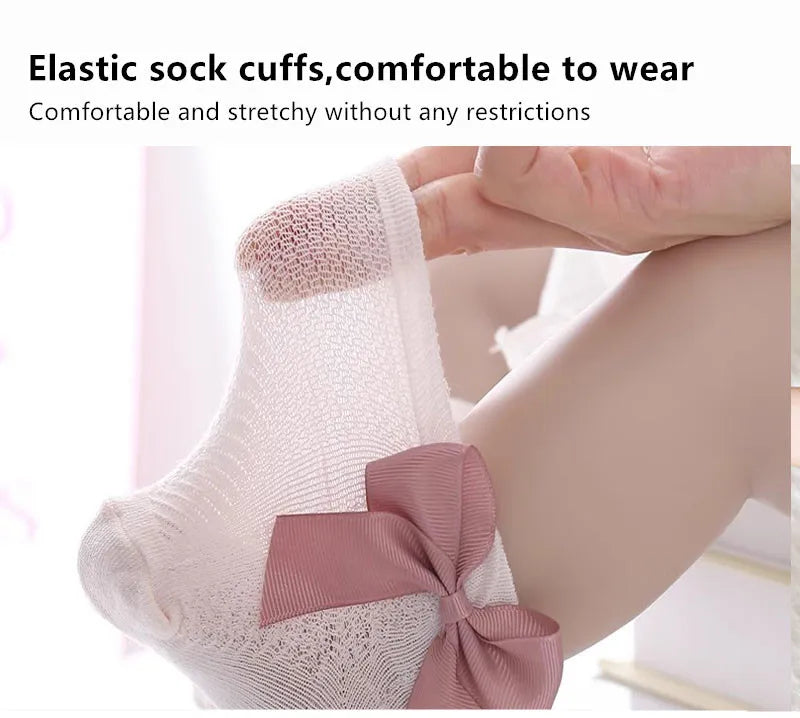 3Pairs Summer Baby Mesh Socks