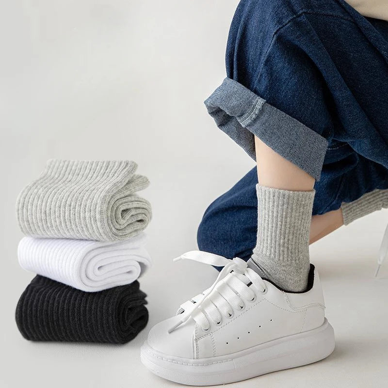 HIDY 5 Pairs Pure Cotton Socks