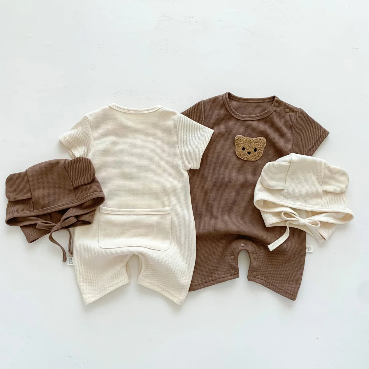 Summer Baby Romper With Hat