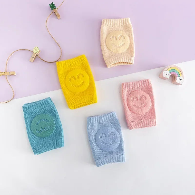 5 Pair Baby Knee Pads Non-slip Crawling Cushion