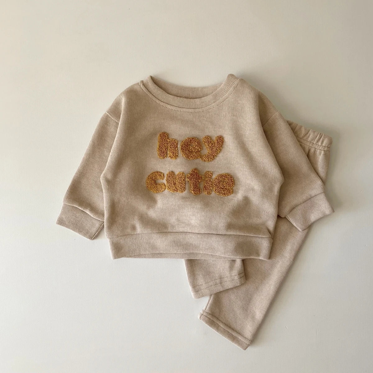 COCO Autumn Sweatshirt Pants 2Pcs Set