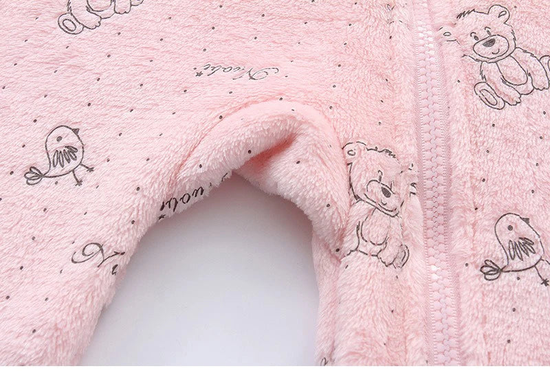 Newborn Baby Fleece Rompers