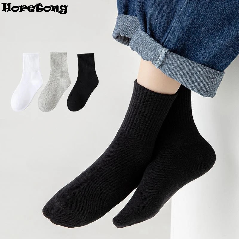 HIDY 5 Pairs Pure Cotton Socks