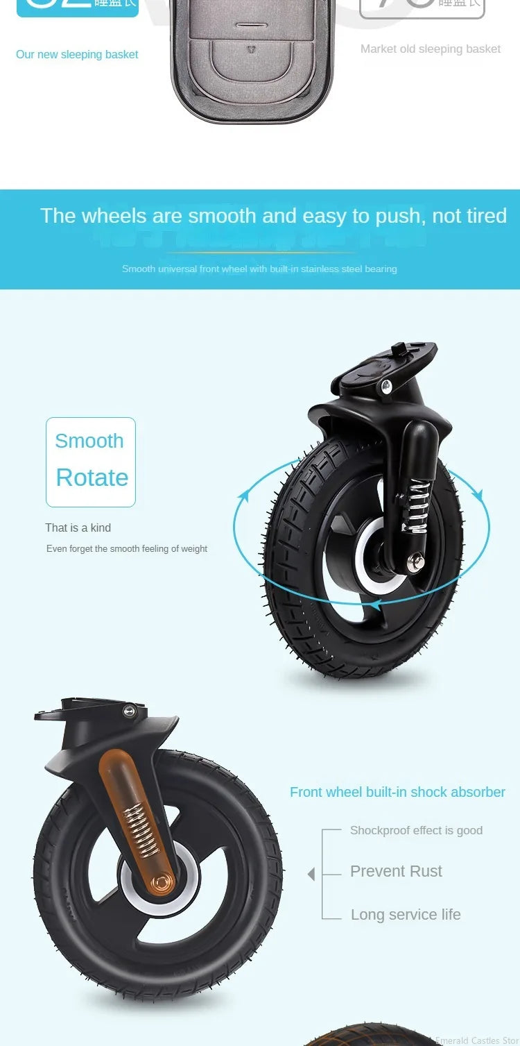 Jojo Baby stroller 3 in 1 stroller