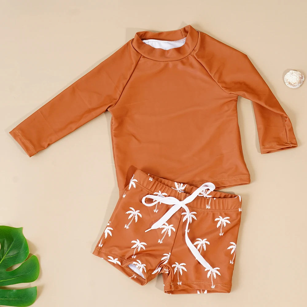 Kangobaby 2pcs Set Boys Swimsuits