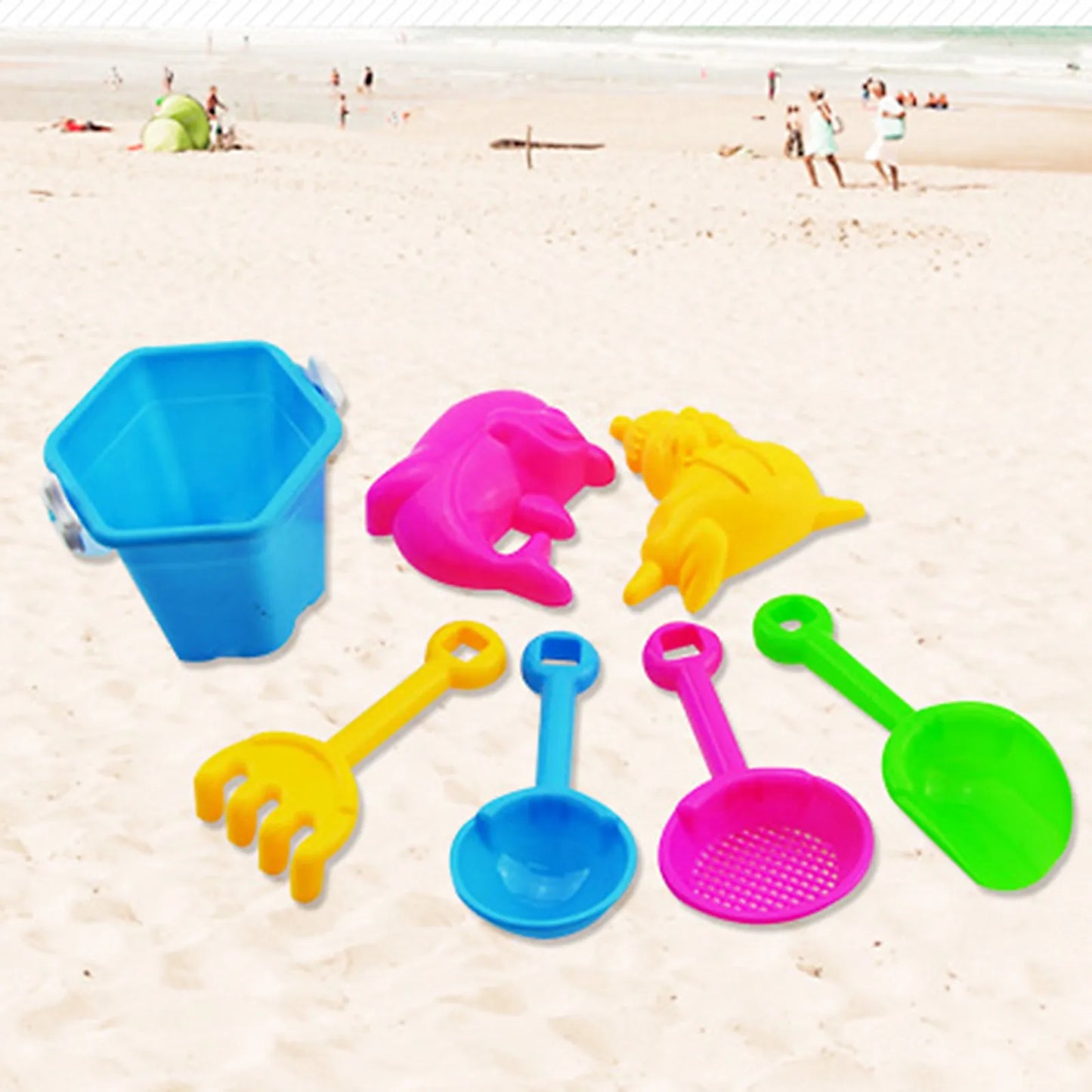 7 Piece Beach Toy Sand Set