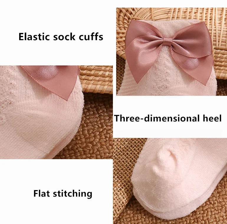 3Pairs Summer Baby Mesh Socks