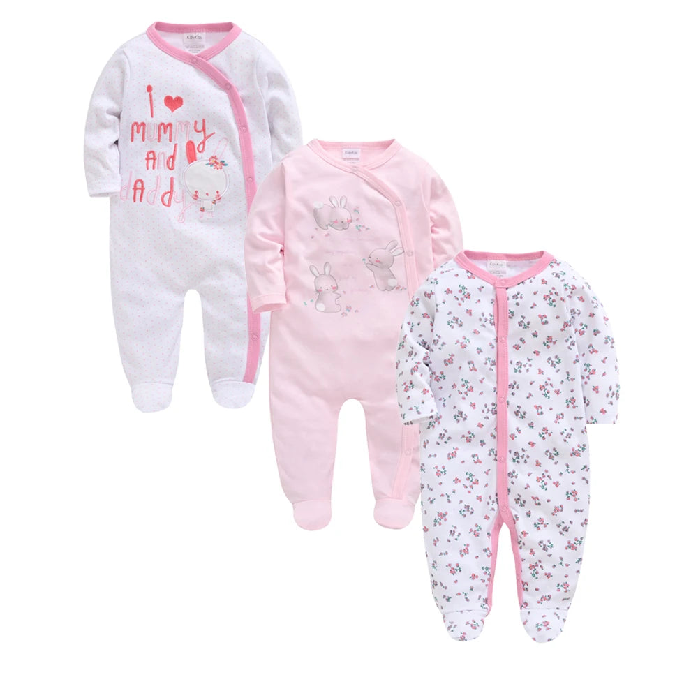 4 Pcs Kavkas Baby Rompers