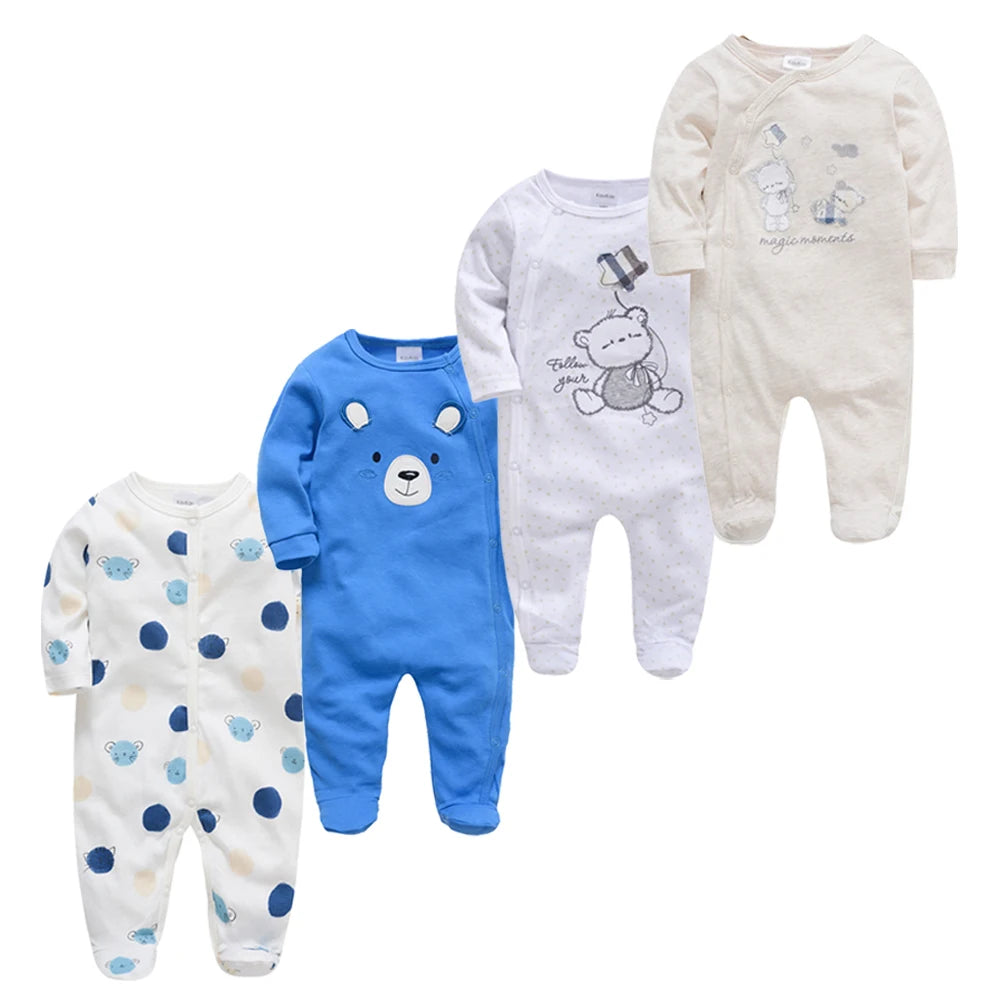 4 Pcs Kavkas Baby Rompers