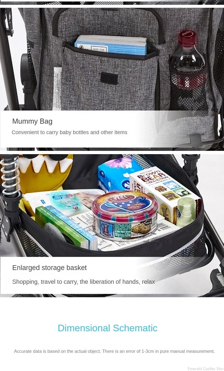 Jojo Baby stroller 3 in 1 stroller