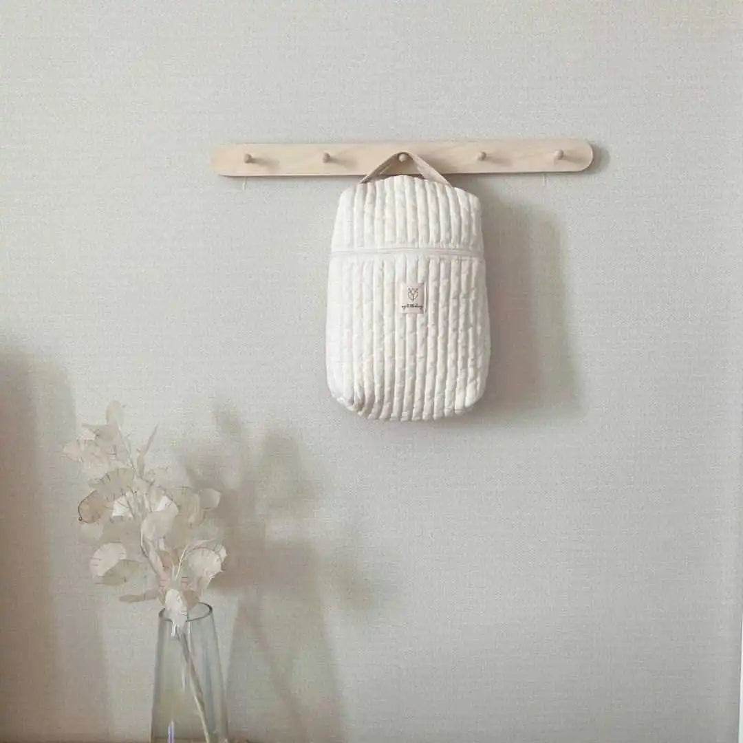 Quilted Baby Diaper Caddy Organizer