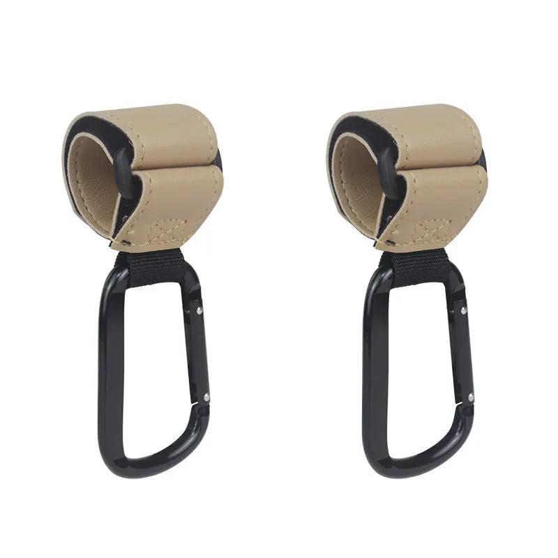 Leather Baby Bag Stroller Hook
