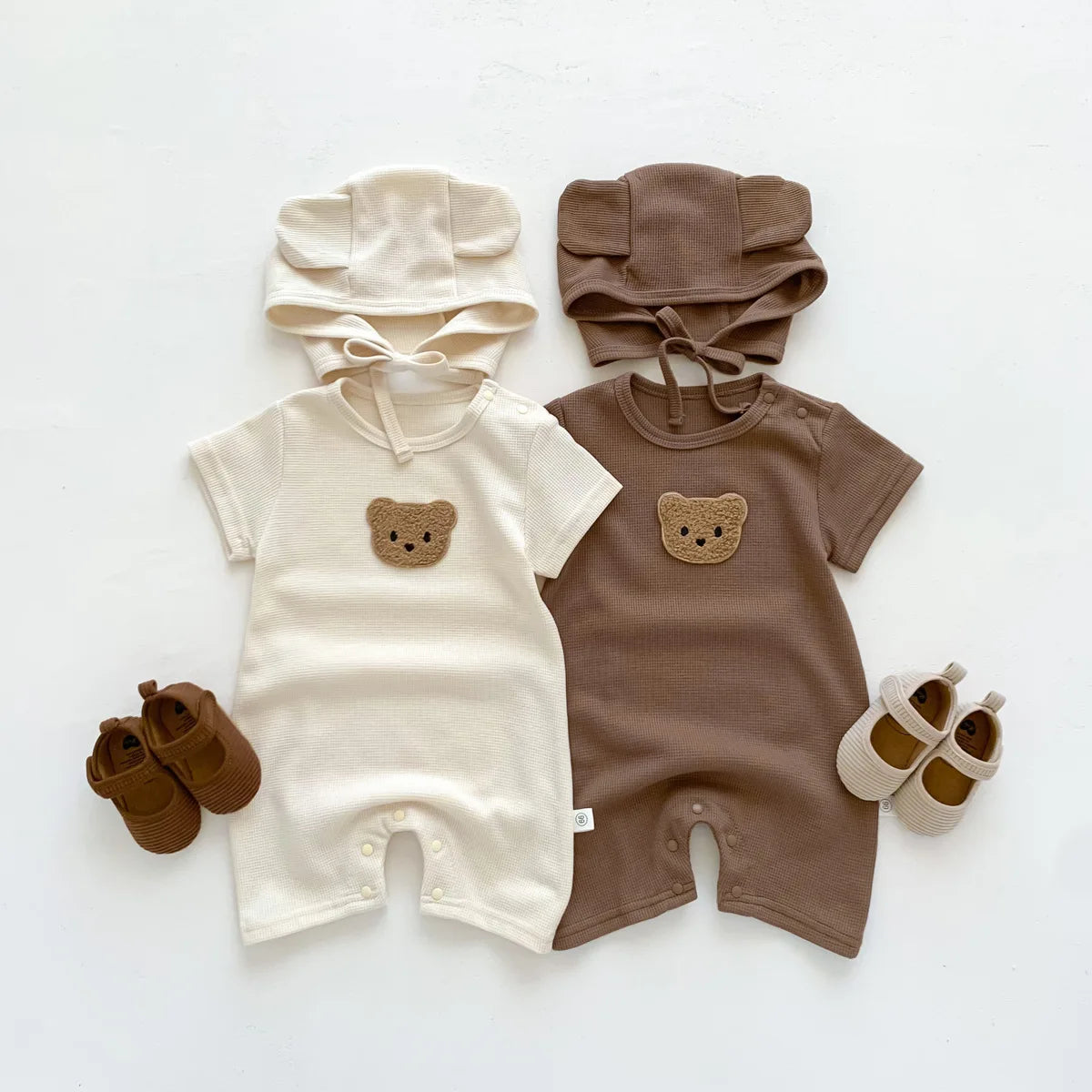 Summer Baby Romper With Hat