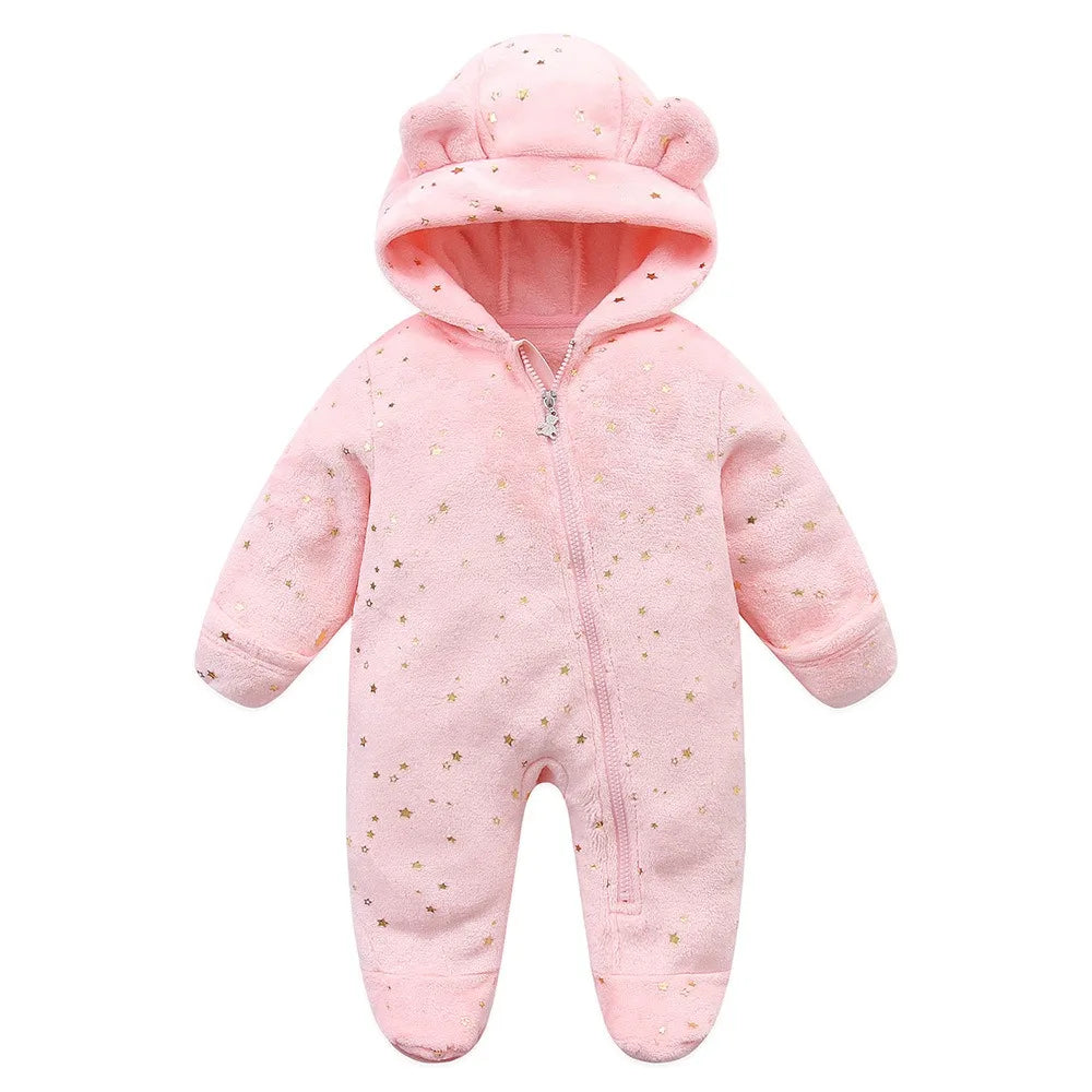 Newborn Baby Fleece Rompers