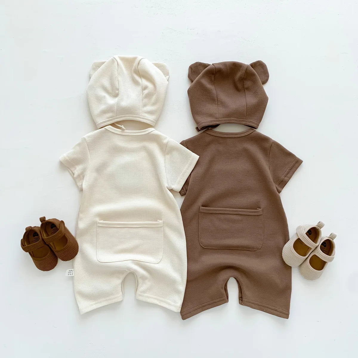 Summer Baby Romper With Hat