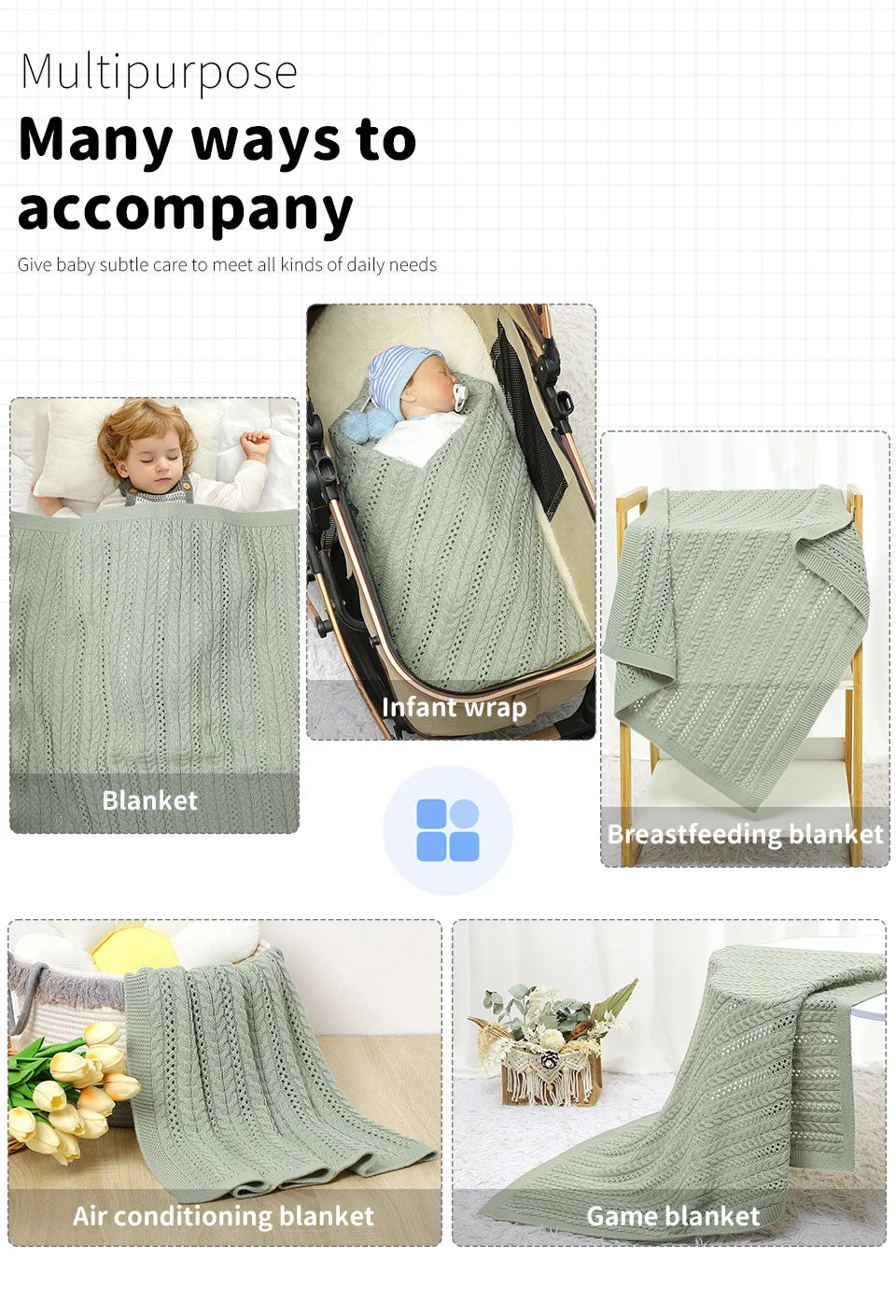 Knitted Baby Blanket