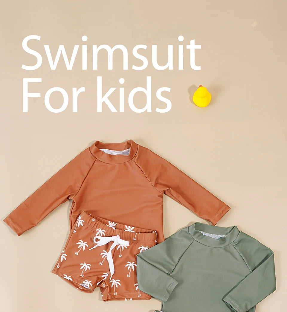 Kangobaby 2pcs Set Boys Swimsuits