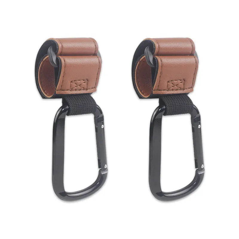 Leather Baby Bag Stroller Hook