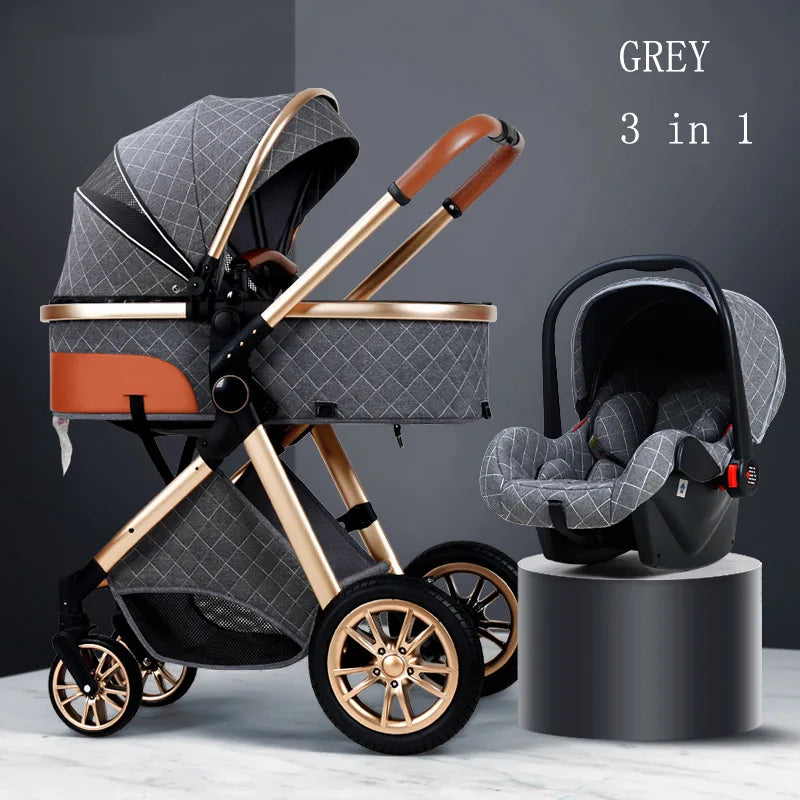 Dodo Luxury Baby Stroller Set  3 in 1