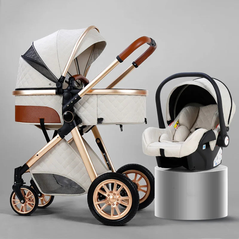Dodo Luxury Baby Stroller Set  3 in 1
