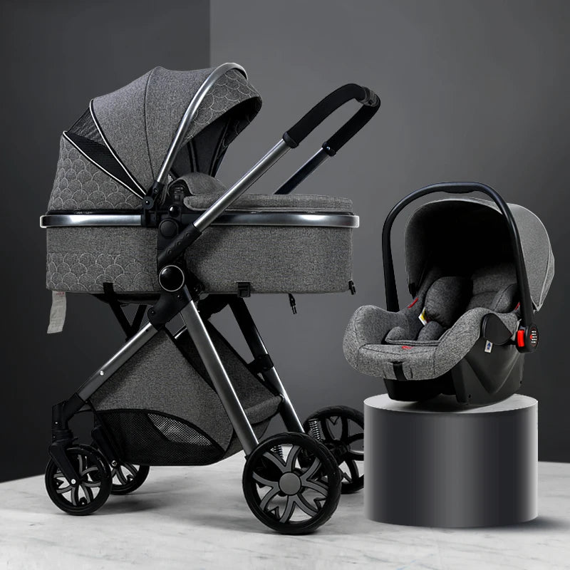 Dodo Luxury Baby Stroller Set  3 in 1
