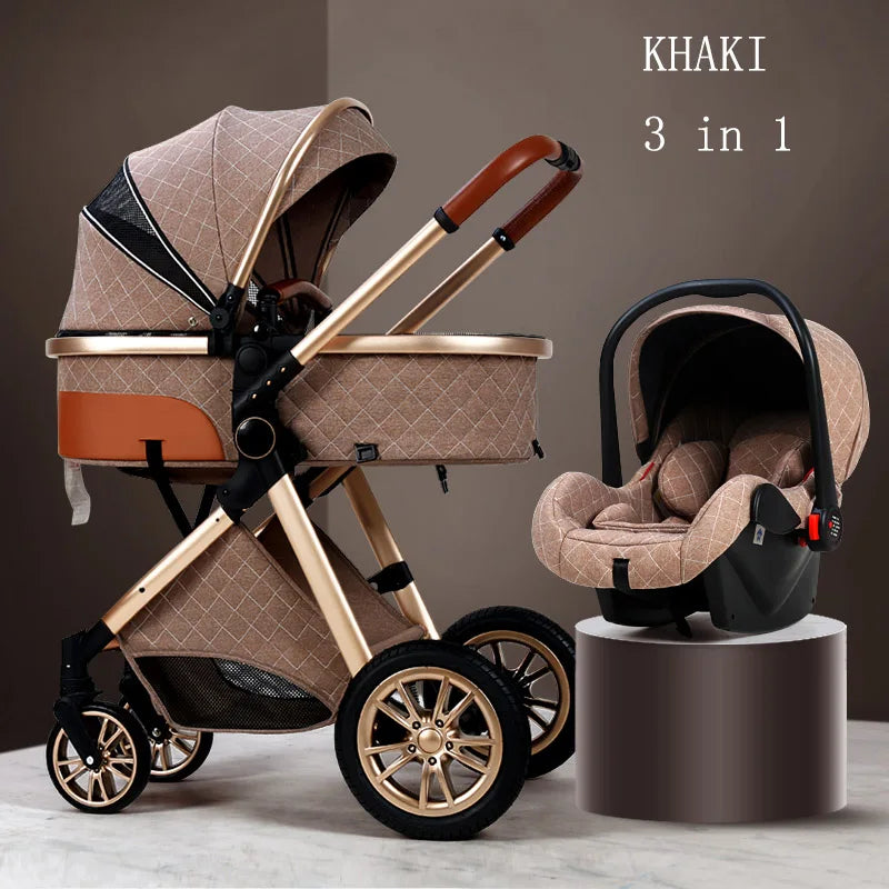 Dodo Luxury Baby Stroller Set  3 in 1