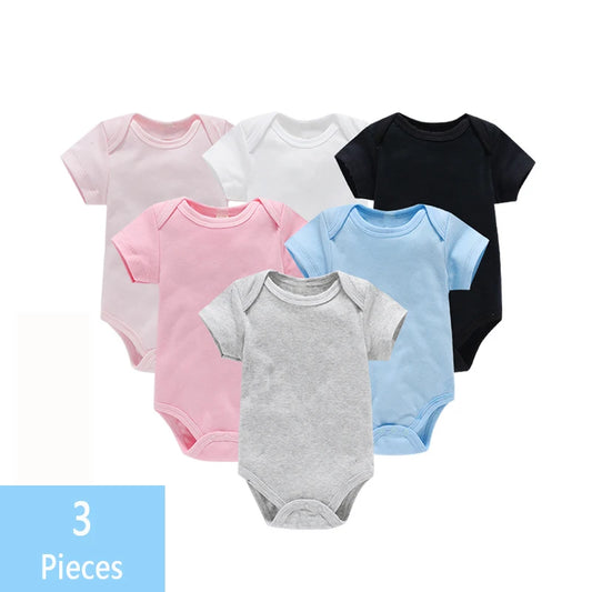 3PCS Soft Cotton Jumpsuit