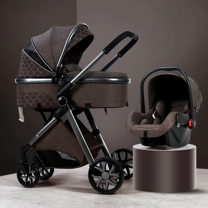 Dodo Luxury Baby Stroller Set  3 in 1